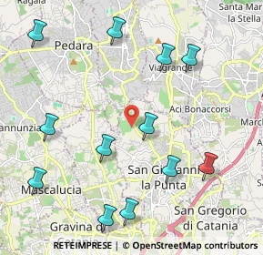 Mappa Via Trigona, 95030 San Giovanni la punta CT, Italia (2.74)