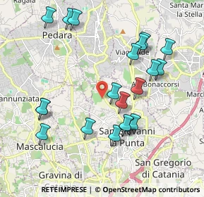 Mappa Via Trigona, 95030 San Giovanni la punta CT, Italia (2.327)