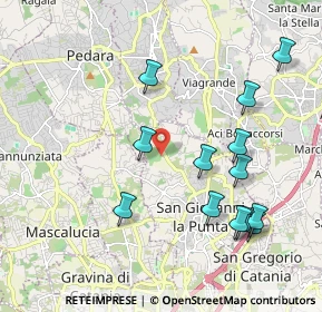 Mappa Via Trigona, 95030 San Giovanni la punta CT, Italia (2.41462)