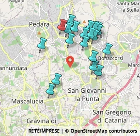 Mappa Via Trigona, 95030 San Giovanni la punta CT, Italia (1.955)