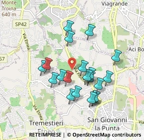 Mappa Via Trigona, 95030 San Giovanni la punta CT, Italia (0.904)