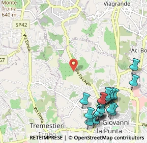 Mappa Via Trigona, 95030 San Giovanni la punta CT, Italia (1.5585)