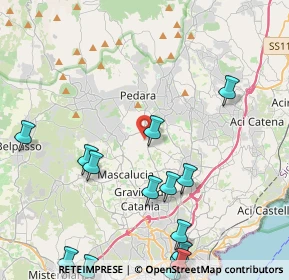 Mappa Via Pietro Micca, 95030 Tremestieri Etneo CT, Italia (6.18143)