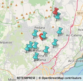 Mappa Via Pietro Micca, 95030 Tremestieri Etneo CT, Italia (3.40364)