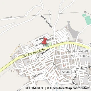Mappa Via Giuseppe Mazzini, 14, 93018 Santa Caterina Villarmosa, Caltanissetta (Sicilia)