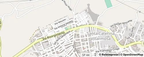 Mappa Santa Caterina Villarmosa
