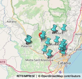 Mappa Via Salvo D'Acquisto, 95032 Belpasso CT, Italia (6.9295)