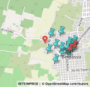 Mappa Via Santa Maria di Licodia, 95032 Belpasso CT, Italia (0.5365)