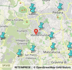 Mappa Via Bologna, 95030 Mascalucia CT, Italia (3.08273)