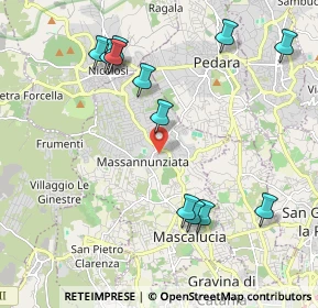 Mappa Via Evangelista Torricelli, 95030 Mascalucia CT, Italia (2.55917)