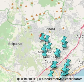 Mappa Via Evangelista Torricelli, 95030 Mascalucia CT, Italia (6.002)