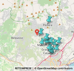 Mappa Via delle Orchidee, 95030 Mascalucia CT, Italia (3.93923)