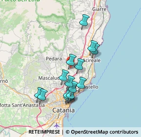 Mappa Via Guglielmo Marconi, 95020 Aci Bonaccorsi CT, Italia (7.122)