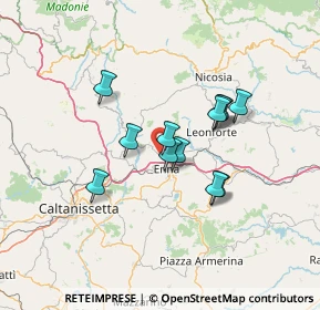Mappa 94010 Calascibetta EN, Italia (11.7475)
