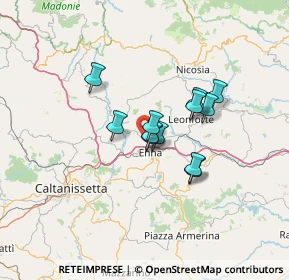 Mappa 94010 Calascibetta EN, Italia (10.25417)