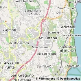 Mappa Aci Catena