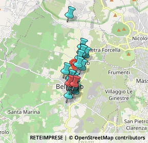 Mappa Via Fiume, 95032 Belpasso CT, Italia (1.106)
