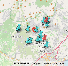 Mappa Via delle Magnolie, 95030 Mascalucia CT, Italia (3.24438)