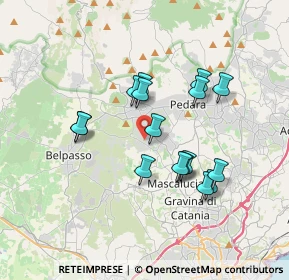 Mappa Via delle Magnolie, 95030 Mascalucia CT, Italia (3.48438)