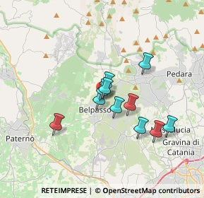 Mappa Via Ugo Foscolo, 95032 Belpasso CT, Italia (2.96455)