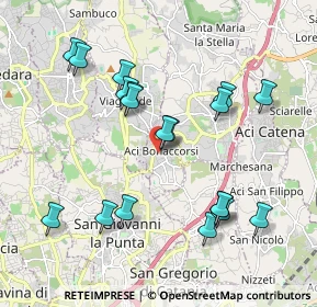 Mappa 95020 Aci Bonaccorsi CT, Italia (2.25053)