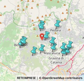 Mappa Via del Loto, 95030 Mascalucia CT, Italia (3.73733)