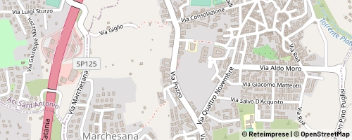 Mappa Aci Catena