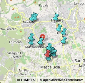 Mappa Via Pietro Novelli, 95030 Mascalucia CT, Italia (1.7425)