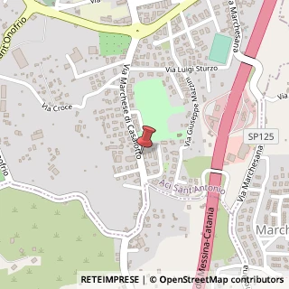 Mappa Via Marchese di Casalotto, 55F, 95025 Aci Sant'Antonio, Catania (Sicilia)