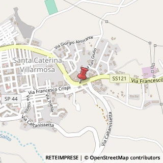 Mappa Via San Giulio, 27, 93018 Santa Caterina Villarmosa, Caltanissetta (Sicilia)