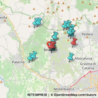 Mappa Via S. Maria di Licodia, 95032 Belpasso CT, Italia (3.167)