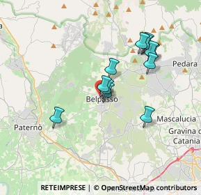 Mappa Via E. Setti Carraro, 95032 Belpasso CT, Italia (3.5075)