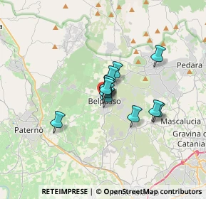Mappa Via E. Setti Carraro, 95032 Belpasso CT, Italia (2.2475)