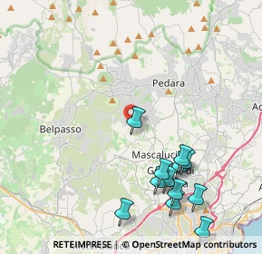 Mappa Via Trieste, 95030 Catania CT, Italia (5.33083)