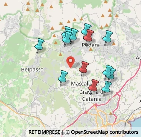 Mappa Via Trieste, 95030 Mascalucia CT, Italia (3.75429)