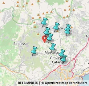 Mappa Via Trieste, 95030 Mascalucia CT, Italia (3.07182)