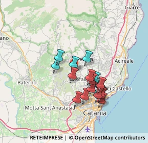 Mappa Via Trieste, 95030 Catania CT, Italia (6.36471)