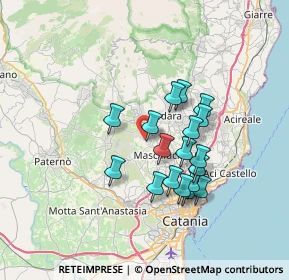 Mappa Via Trieste, 95030 Catania CT, Italia (6.51556)