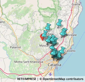 Mappa Via Trieste, 95030 Mascalucia CT, Italia (6.7645)