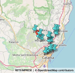 Mappa Via Trieste, 95030 Catania CT, Italia (6.72222)