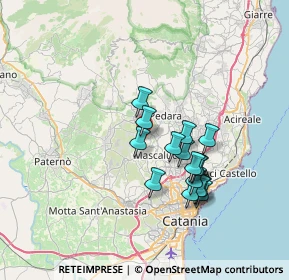 Mappa Via Trieste, 95030 Mascalucia CT, Italia (6.705)