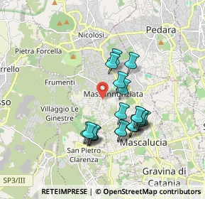 Mappa Via Trieste, 95030 Mascalucia CT, Italia (1.7335)