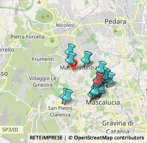 Mappa Via Trieste, 95030 Mascalucia CT, Italia (1.6865)
