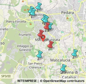 Mappa Via Trieste, 95030 Catania CT, Italia (2.09083)