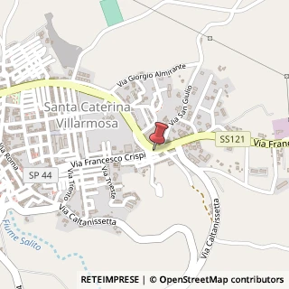 Mappa Via F. Crispi, 239, 93018 Santa Caterina Villarmosa, Caltanissetta (Sicilia)