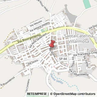 Mappa Via Roma, 80, 93018 Santa Caterina Villarmosa, Caltanissetta (Sicilia)