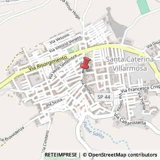 Mappa Via Roma, 120, 93018 Santa Caterina Villarmosa, Caltanissetta (Sicilia)