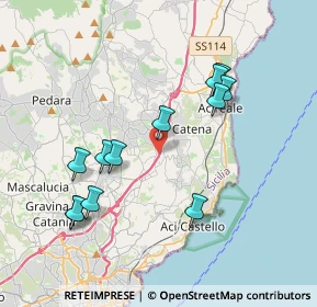 Mappa Via S. Benedetto, 95028 Maugeri CT, Italia (4.24833)