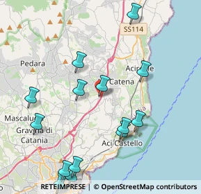 Mappa Via S. Benedetto, 95028 Maugeri CT, Italia (5.36)