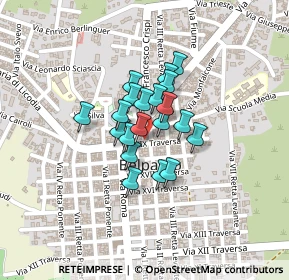 Mappa Via XIX Traversa, 95032 Belpasso CT, Italia (0.1445)